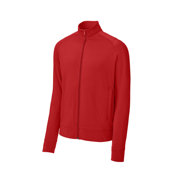Sport-Tek® Sport-Wick® Stretch Full-Zip Poly/Spandex Cadet Men's Jacket
