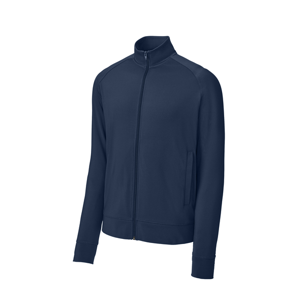 Sport-Tek® Sport-Wick® Stretch Full-Zip Poly/Spandex Cadet Men's Jacket