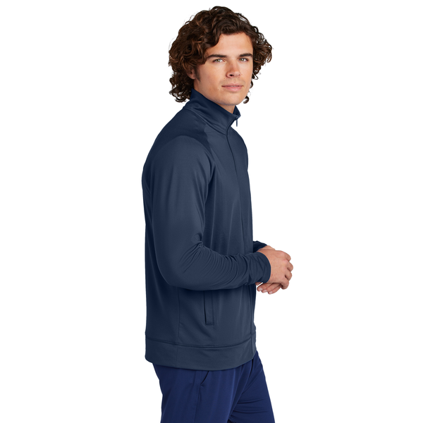 Sport-Tek® Sport-Wick® Stretch Full-Zip Poly/Spandex Cadet Men's Jacket