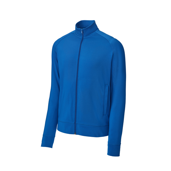 Sport-Tek® Sport-Wick® Stretch Full-Zip Poly/Spandex Cadet Men's Jacket