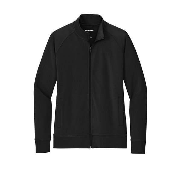 Sport-Tek® Sport-Wick® Stretch Full-Zip Poly/Spandex Cadet Ladies' Jacket