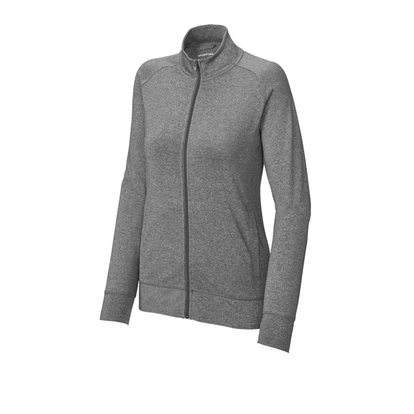 Sport-Tek® Sport-Wick® Stretch Full-Zip Poly/Spandex Cadet Ladies' Jacket