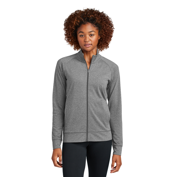 Sport-Tek® Sport-Wick® Stretch Full-Zip Poly/Spandex Cadet Ladies' Jacket