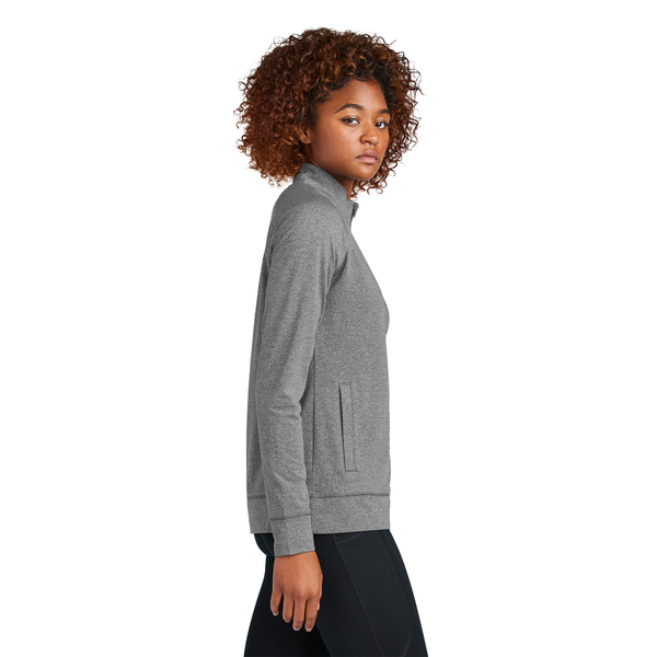 Sport-Tek® Sport-Wick® Stretch Full-Zip Poly/Spandex Cadet Ladies' Jacket