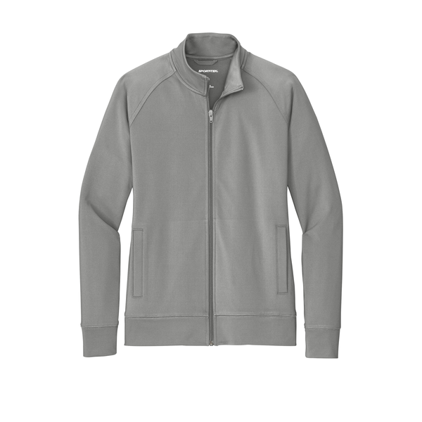 Sport-Tek® Sport-Wick® Stretch Full-Zip Poly/Spandex Cadet Ladies' Jacket