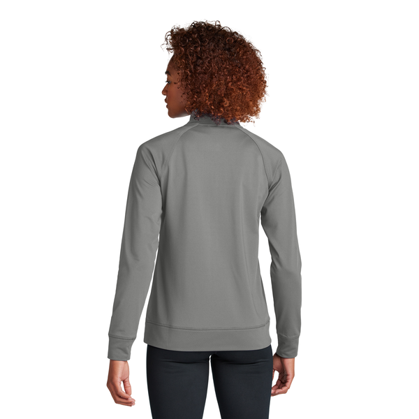 Sport-Tek® Sport-Wick® Stretch Full-Zip Poly/Spandex Cadet Ladies' Jacket