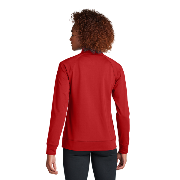 Sport-Tek® Sport-Wick® Stretch Full-Zip Poly/Spandex Cadet Ladies' Jacket