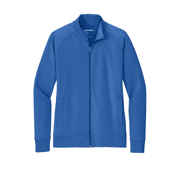 Sport-Tek® Sport-Wick® Stretch Full-Zip Poly/Spandex Cadet Ladies' Jacket