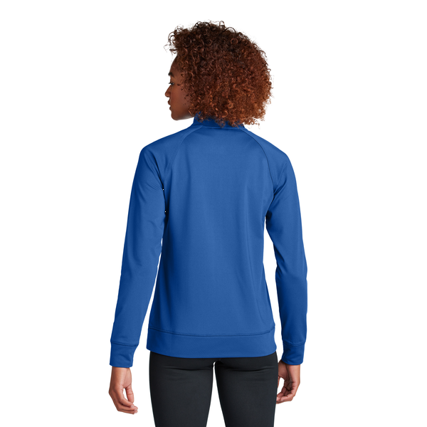 Sport-Tek® Sport-Wick® Stretch Full-Zip Poly/Spandex Cadet Ladies' Jacket