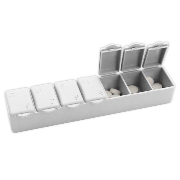 Classic Seven Day Strip Pillcase, 6-1/8"