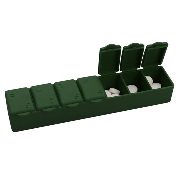 Classic Seven Day Strip Pillcase, 6-1/8"