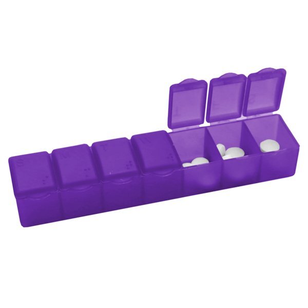 Classic Seven Day Strip Pillcase, 6-1/8"