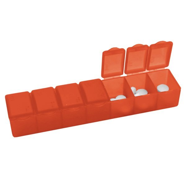 Classic Seven Day Strip Pillcase, 6-1/8"