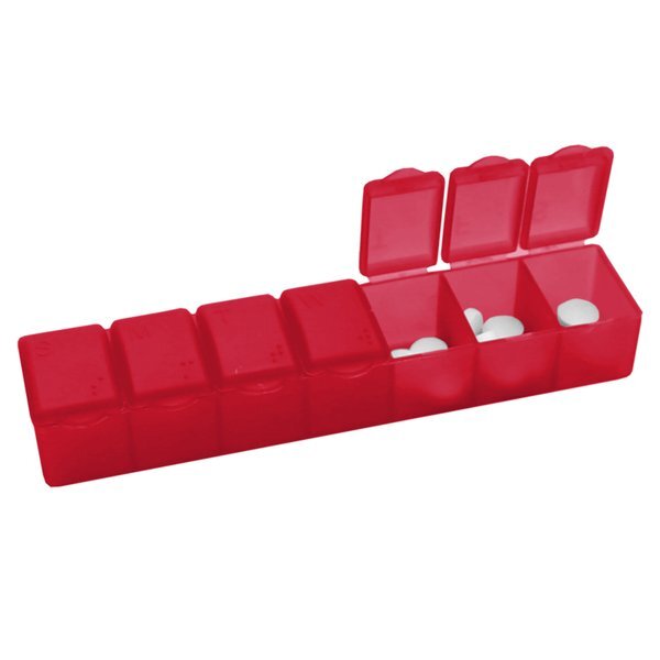 Classic Seven Day Strip Pillcase, 6-1/8"