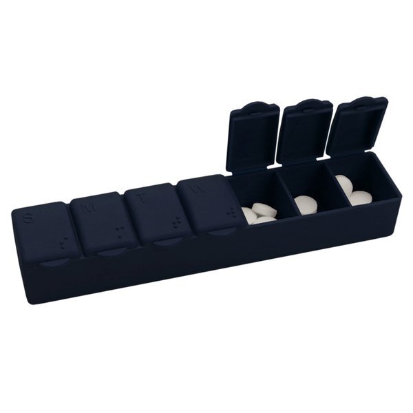 Classic Seven Day Strip Pillcase, 6-1/8"