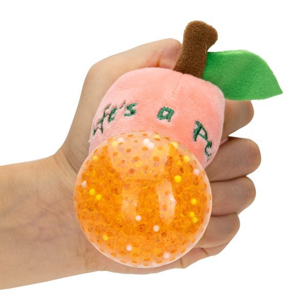 Peach Plush and Gel Stress Buster™