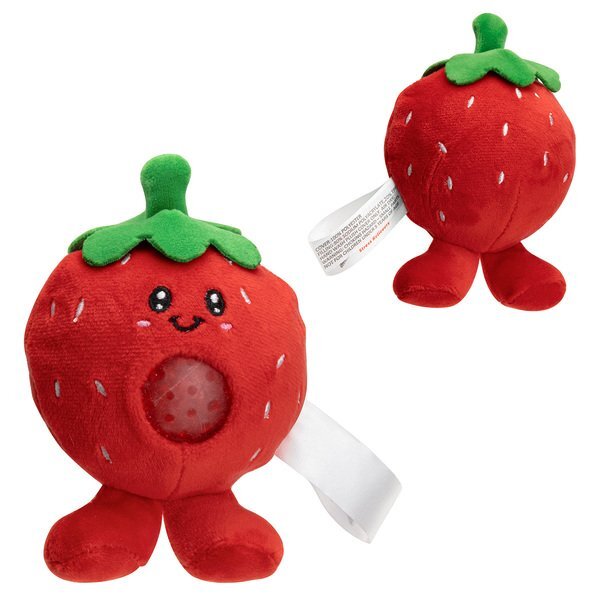 Strawberry Plush and Gel Stress Buster™
