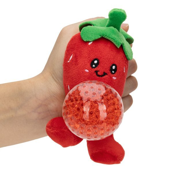 Strawberry Plush and Gel Stress Buster™