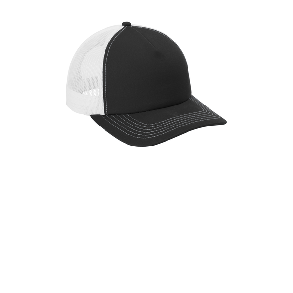 Port Authority® Low-Profile Structured Snapback 5-Panel Trucker Cap