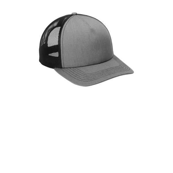 Port Authority® Low-Profile Structured Snapback 5-Panel Trucker Cap