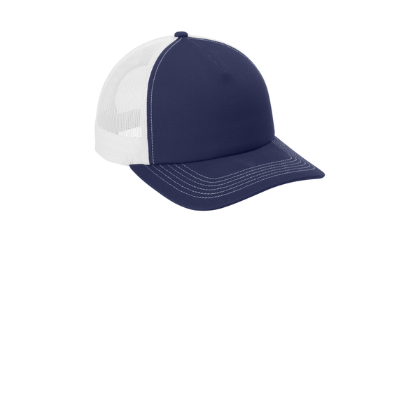 Port Authority® Low-Profile Structured Snapback 5-Panel Trucker Cap