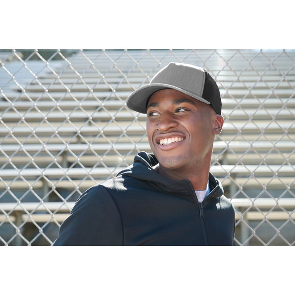 Port Authority® Low-Profile Structured Snapback 5-Panel Trucker Cap