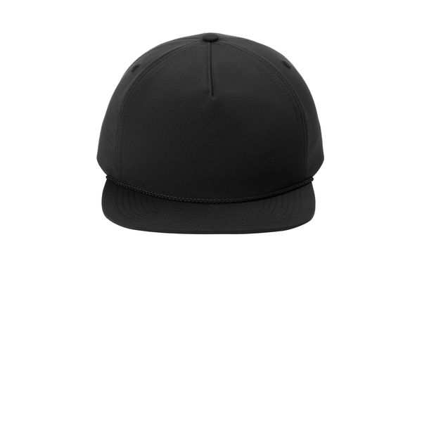 Port Authority® 5-Panel Unstructured Poly Rope Cap