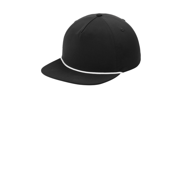 Port Authority® 5-Panel Unstructured Poly Rope Cap
