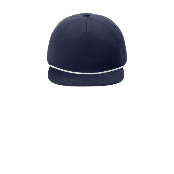 Port Authority® 5-Panel Unstructured Poly Rope Cap
