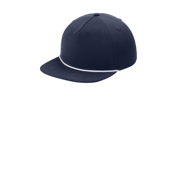 Port Authority® 5-Panel Unstructured Poly Rope Cap