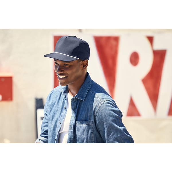Port Authority® 5-Panel Unstructured Poly Rope Cap