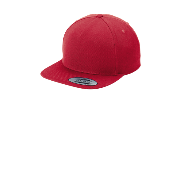 Sport-Tek® Yupoong® Premium 5-Panel Snapback Cap