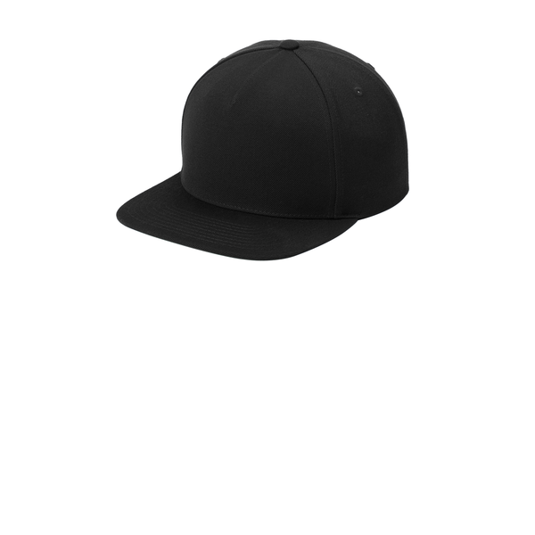 Sport-Tek® Yupoong® Premium 5-Panel Snapback Cap