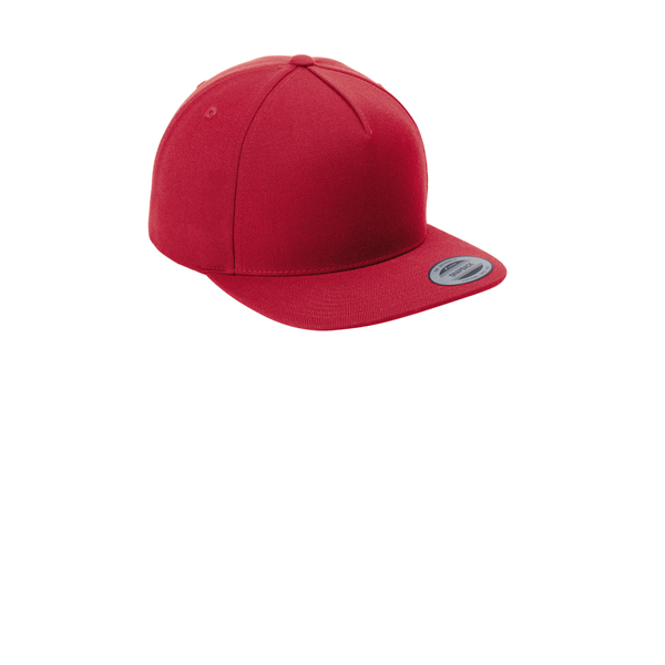 Sport-Tek® Yupoong® Premium 5-Panel Snapback Cap