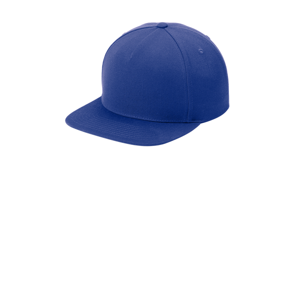 Sport-Tek® Yupoong® Premium 5-Panel Snapback Cap