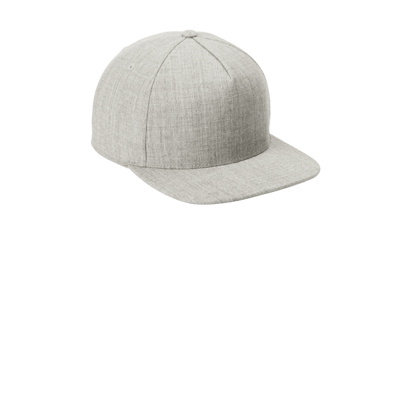 Sport-Tek® Yupoong® Premium 5-Panel Snapback Cap