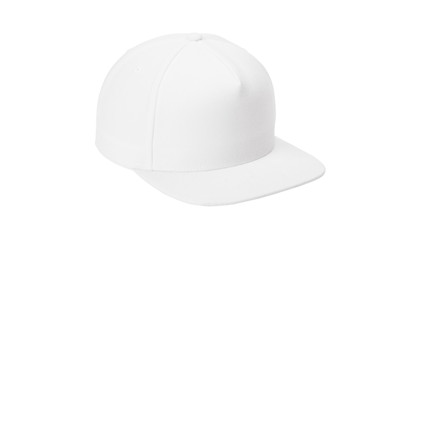 Sport-Tek® Yupoong® Premium 5-Panel Snapback Cap