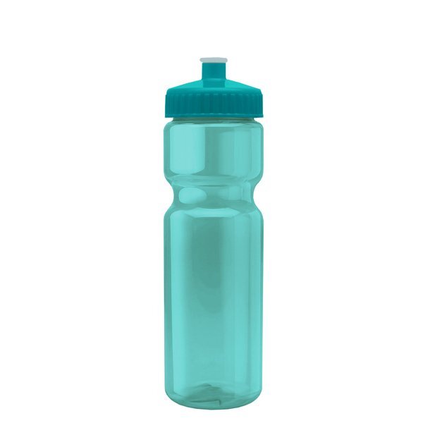 Transparent Sports Bottle, 28oz. - Push/Pull Lid
