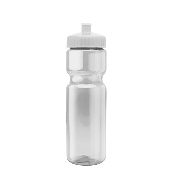 Transparent Sports Bottle, 28oz. - Push/Pull Lid