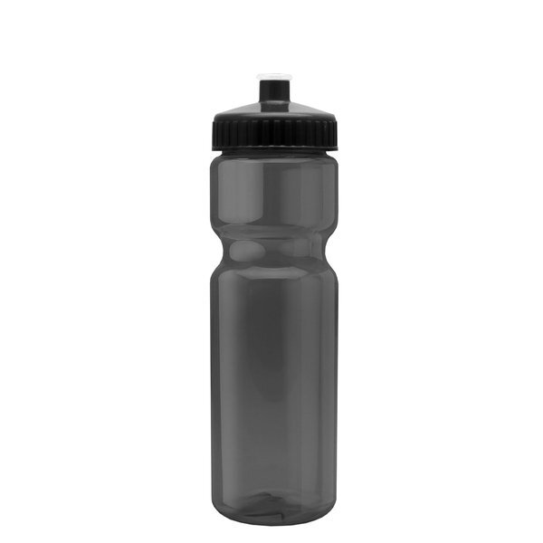 Transparent Sports Bottle, 28oz. - Push/Pull Lid