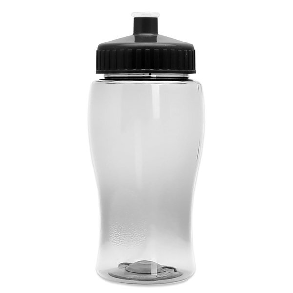 Mini Transparent Sports Bottle, 18oz. - Push Pull Lid