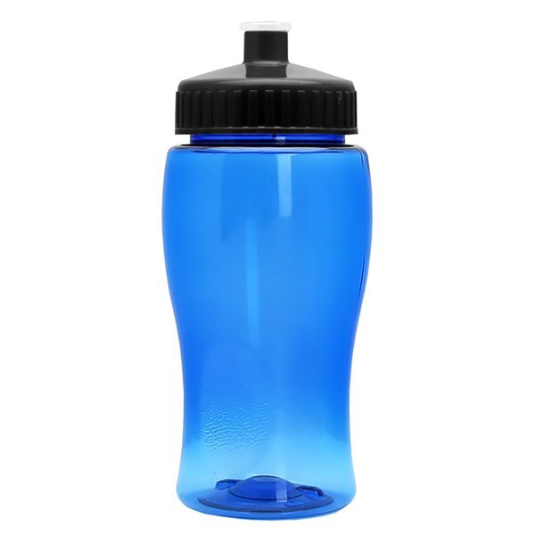 Mini Transparent Sports Bottle, 18oz. - Push Pull Lid