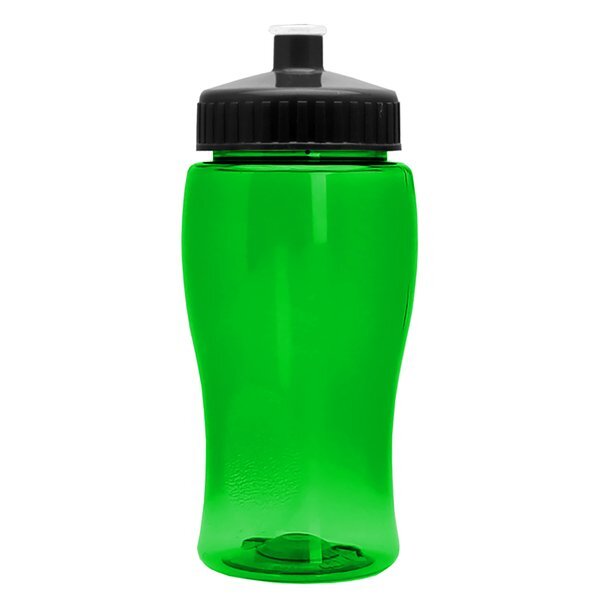Mini Transparent Sports Bottle, 18oz. - Push Pull Lid