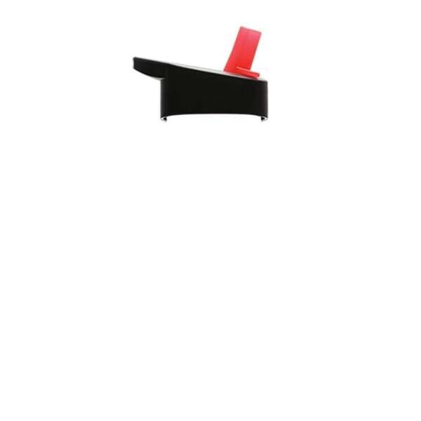 Transparent Grip Poly-Pure Sport Bottle, 27oz. - Flip Straw Lid