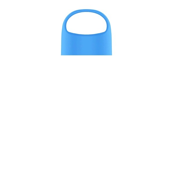 Poly-Pure Jr. Transparent Bottle w/ Oval Crest Lid, 18oz.