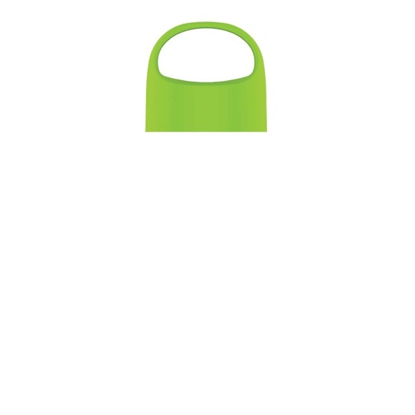 Poly-Pure Jr. Transparent Bottle w/ Oval Crest Lid, 18oz.