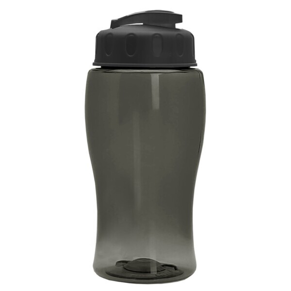 Mini Transparent Sports Bottle, 18oz. - Flip Lid