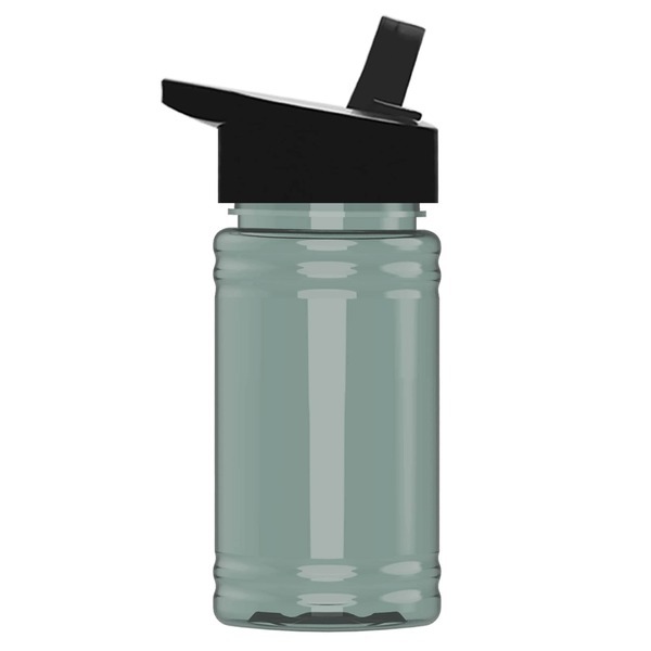 Mini rPET UpCycle Sports Bottle w/ Flip Straw Lid, 16oz.