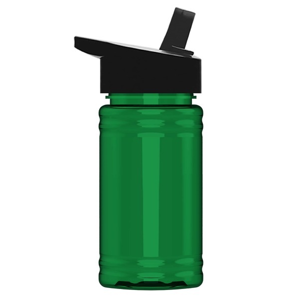 Mini rPET UpCycle Sports Bottle w/ Flip Straw Lid, 16oz.