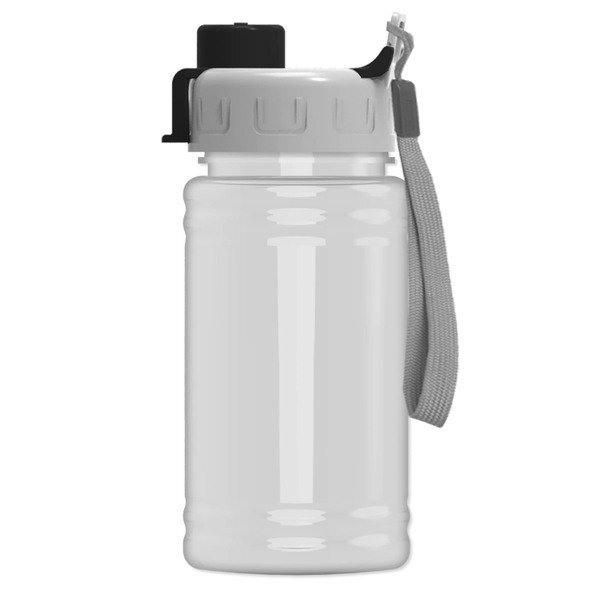 Mini rPET UpCycle Sports Bottle w/ Quick Snap Lid, 16oz.